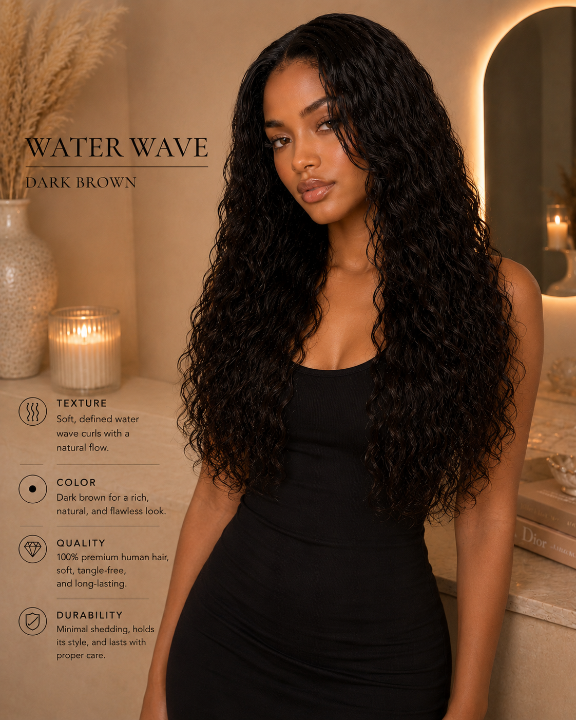 Water wave weft